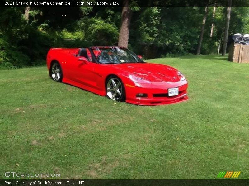 Torch Red / Ebony Black 2011 Chevrolet Corvette Convertible
