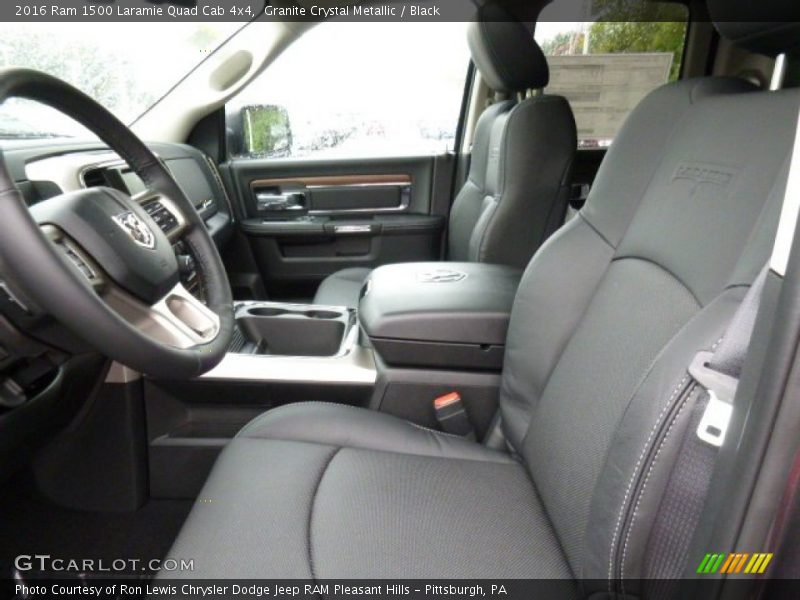 Front Seat of 2016 1500 Laramie Quad Cab 4x4