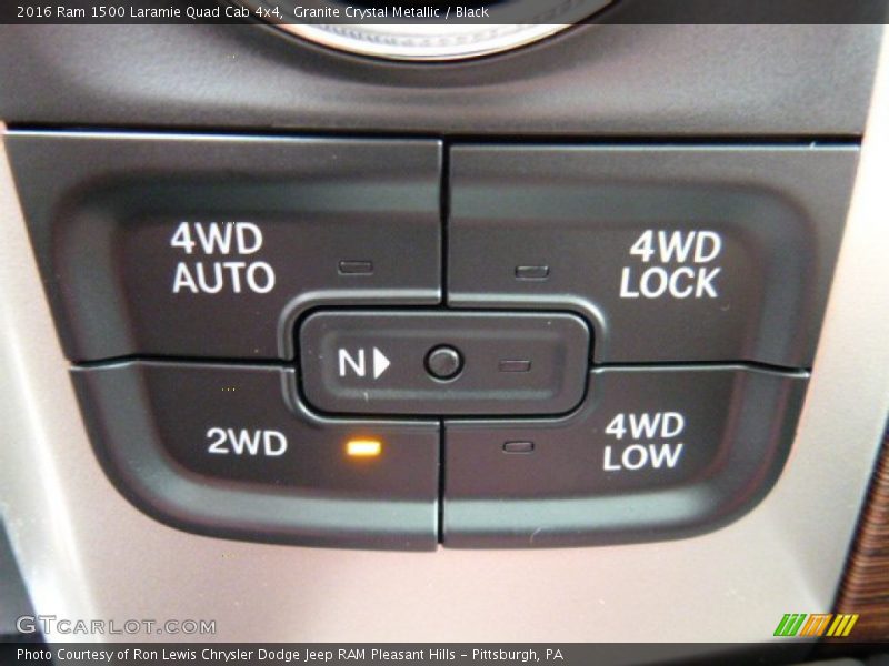 Controls of 2016 1500 Laramie Quad Cab 4x4