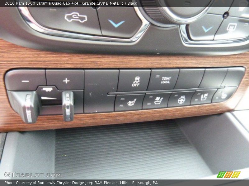 Controls of 2016 1500 Laramie Quad Cab 4x4