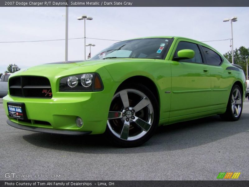 Sublime Metallic / Dark Slate Gray 2007 Dodge Charger R/T Daytona