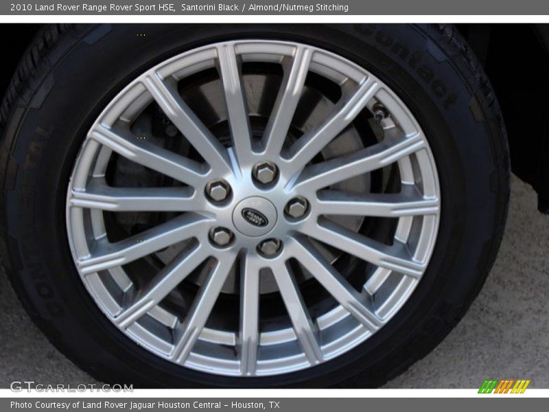 Santorini Black / Almond/Nutmeg Stitching 2010 Land Rover Range Rover Sport HSE