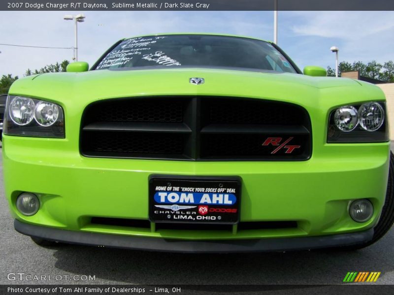 Sublime Metallic / Dark Slate Gray 2007 Dodge Charger R/T Daytona