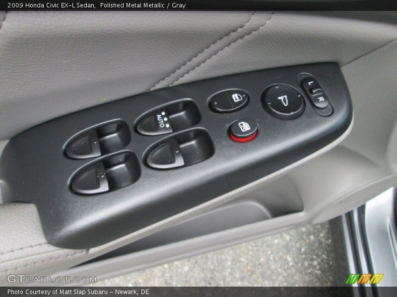 Polished Metal Metallic / Gray 2009 Honda Civic EX-L Sedan