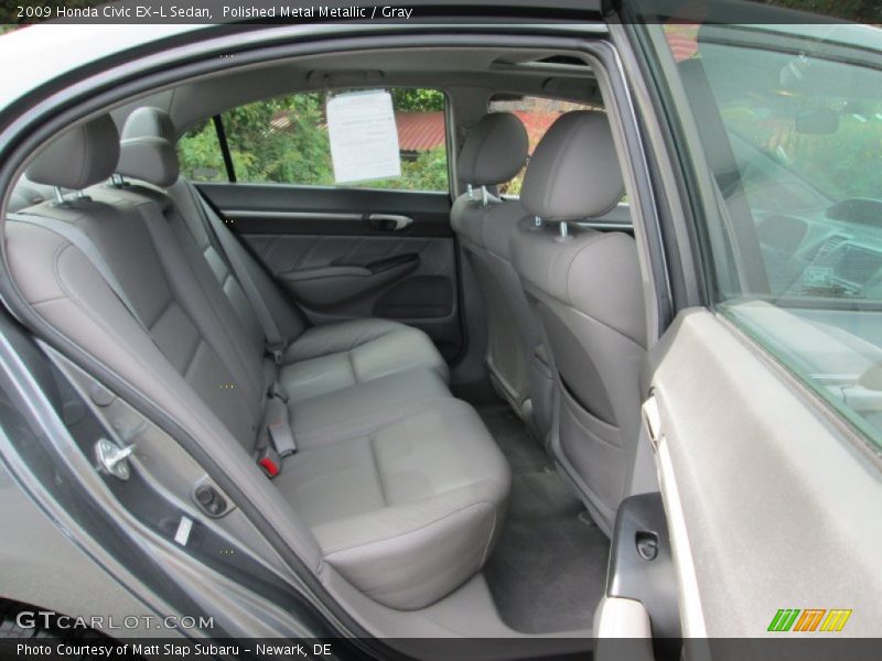 Polished Metal Metallic / Gray 2009 Honda Civic EX-L Sedan