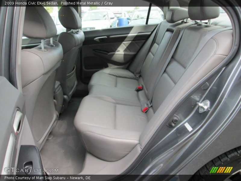 Polished Metal Metallic / Gray 2009 Honda Civic EX-L Sedan
