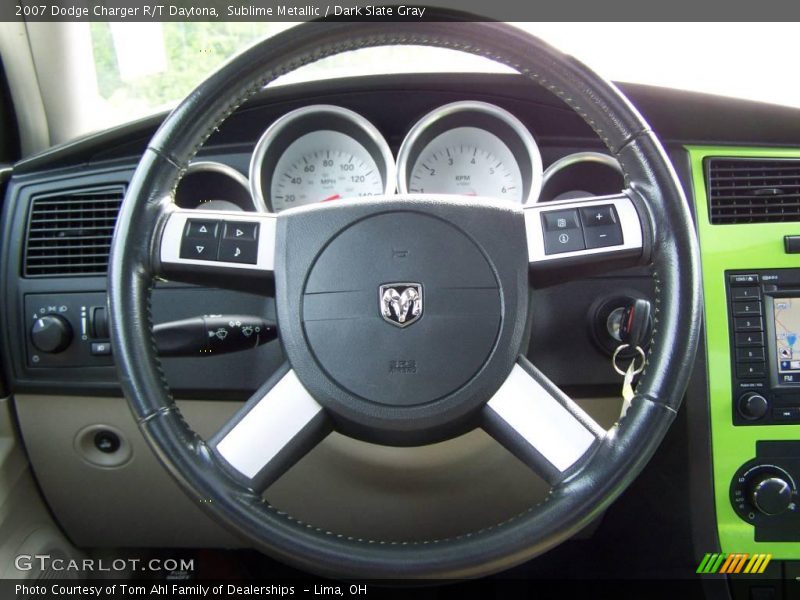 Sublime Metallic / Dark Slate Gray 2007 Dodge Charger R/T Daytona