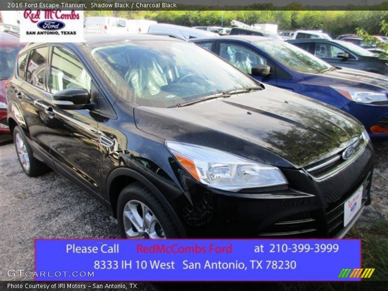 Shadow Black / Charcoal Black 2016 Ford Escape Titanium