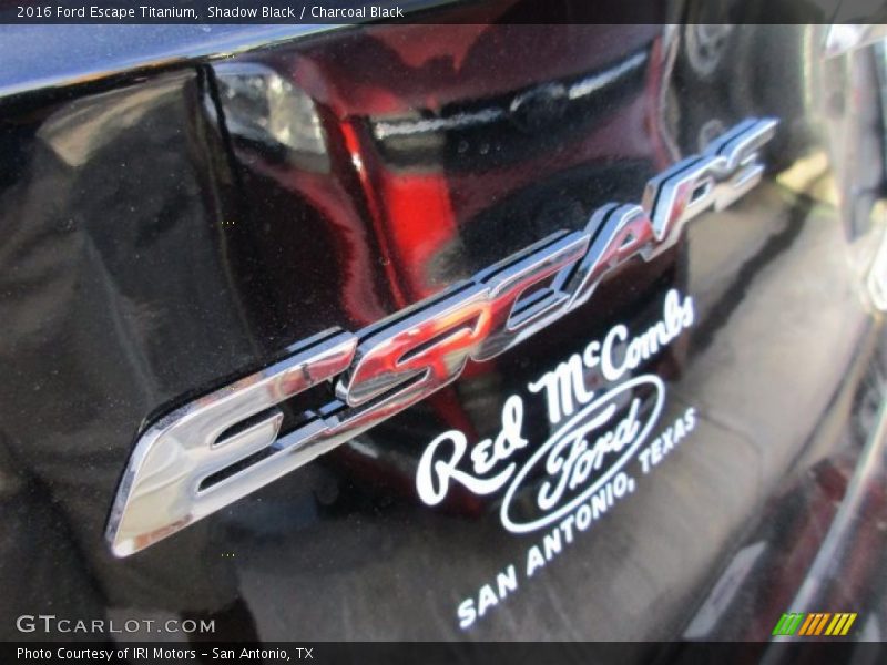 Shadow Black / Charcoal Black 2016 Ford Escape Titanium