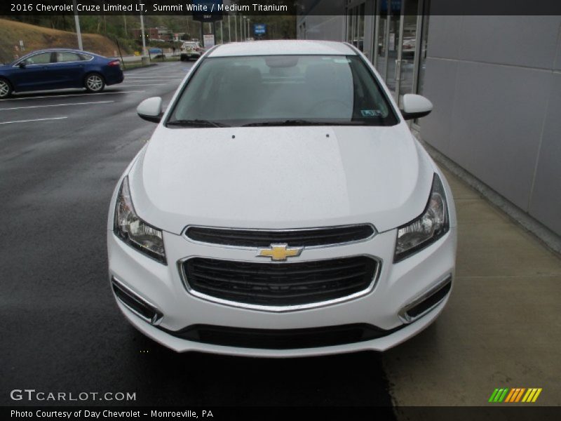 Summit White / Medium Titanium 2016 Chevrolet Cruze Limited LT