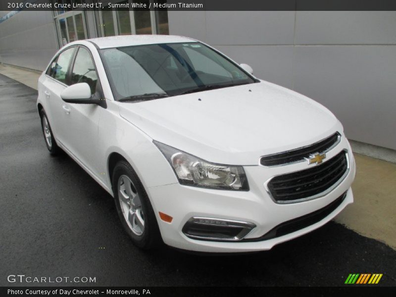 Summit White / Medium Titanium 2016 Chevrolet Cruze Limited LT