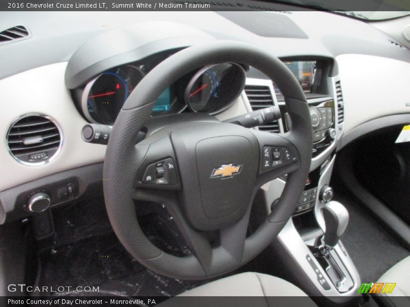 Summit White / Medium Titanium 2016 Chevrolet Cruze Limited LT