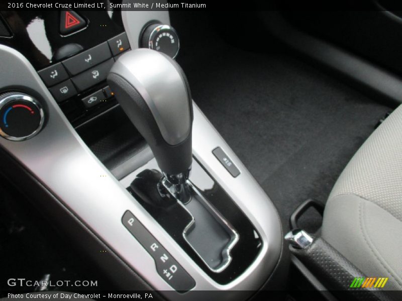 Summit White / Medium Titanium 2016 Chevrolet Cruze Limited LT