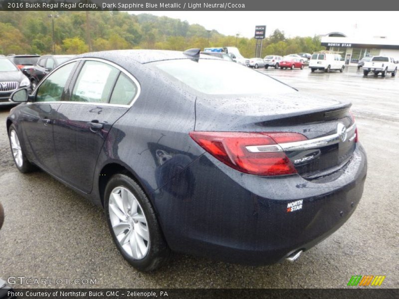 Dark Sapphire Blue Metallic / Light Neutral/Cocoa 2016 Buick Regal Regal Group