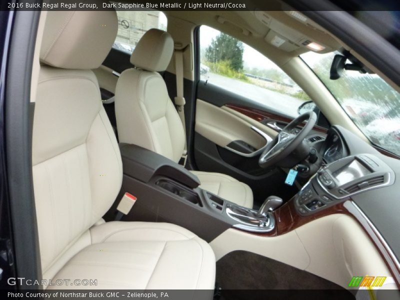 Dark Sapphire Blue Metallic / Light Neutral/Cocoa 2016 Buick Regal Regal Group