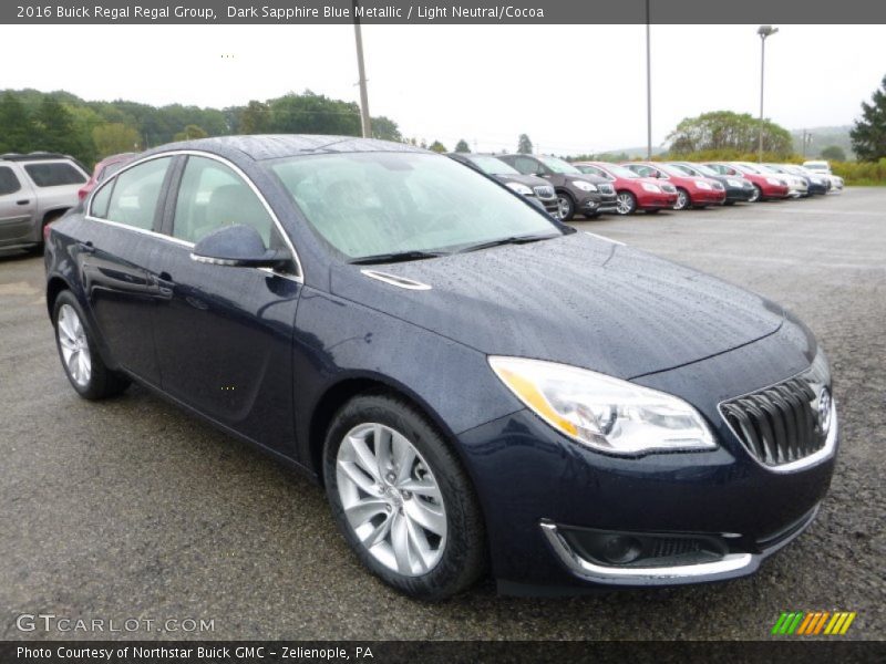 Dark Sapphire Blue Metallic / Light Neutral/Cocoa 2016 Buick Regal Regal Group