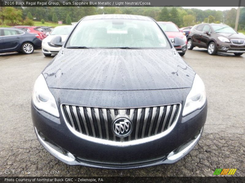 Dark Sapphire Blue Metallic / Light Neutral/Cocoa 2016 Buick Regal Regal Group