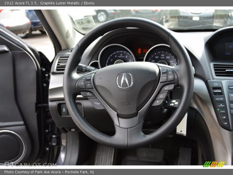 Graphite Luster Metallic / Ebony 2012 Acura TL 3.5