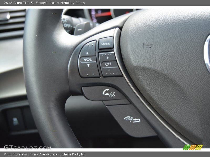 Graphite Luster Metallic / Ebony 2012 Acura TL 3.5