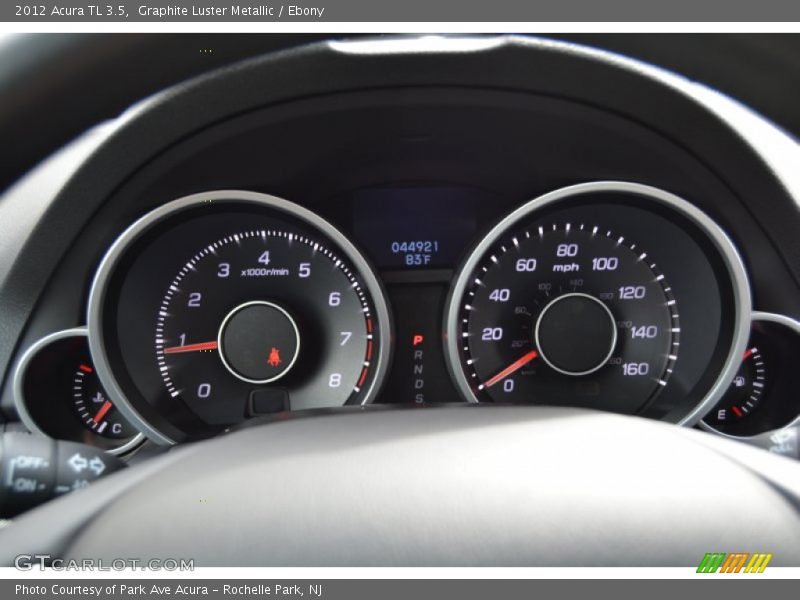 Graphite Luster Metallic / Ebony 2012 Acura TL 3.5
