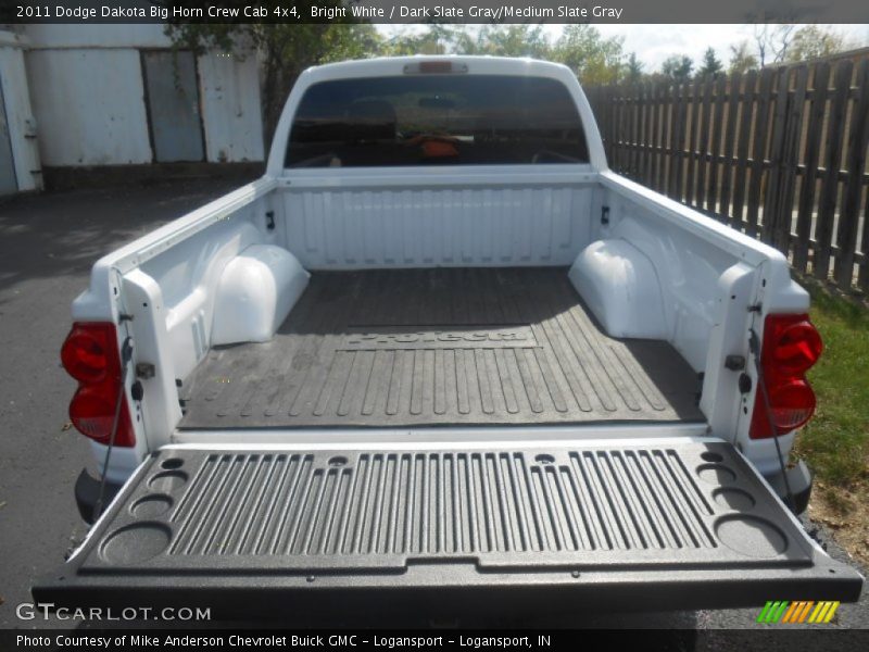 Bright White / Dark Slate Gray/Medium Slate Gray 2011 Dodge Dakota Big Horn Crew Cab 4x4