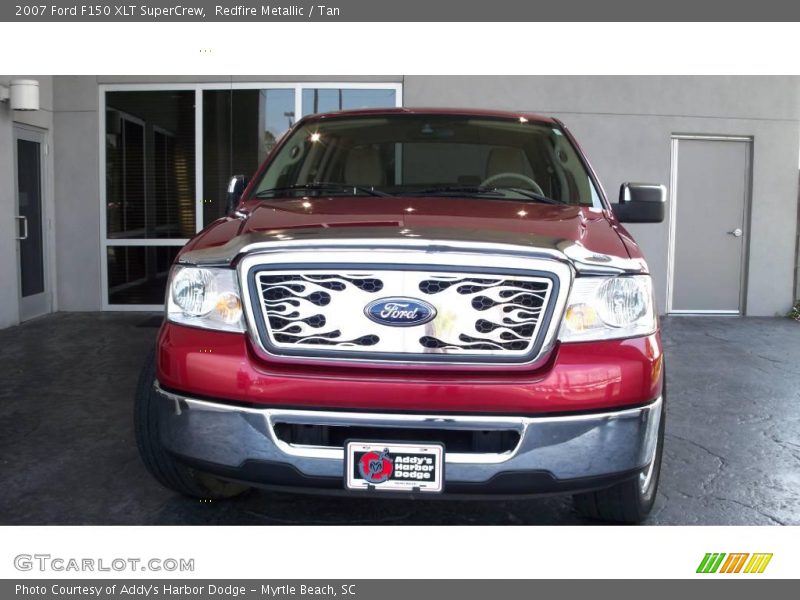 Redfire Metallic / Tan 2007 Ford F150 XLT SuperCrew