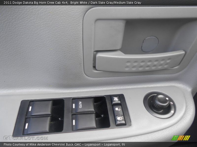 Bright White / Dark Slate Gray/Medium Slate Gray 2011 Dodge Dakota Big Horn Crew Cab 4x4
