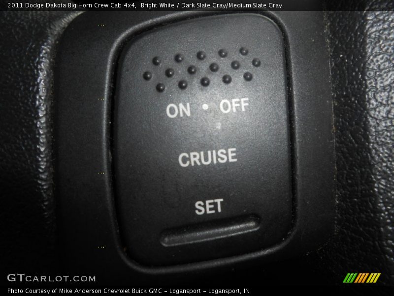 Bright White / Dark Slate Gray/Medium Slate Gray 2011 Dodge Dakota Big Horn Crew Cab 4x4