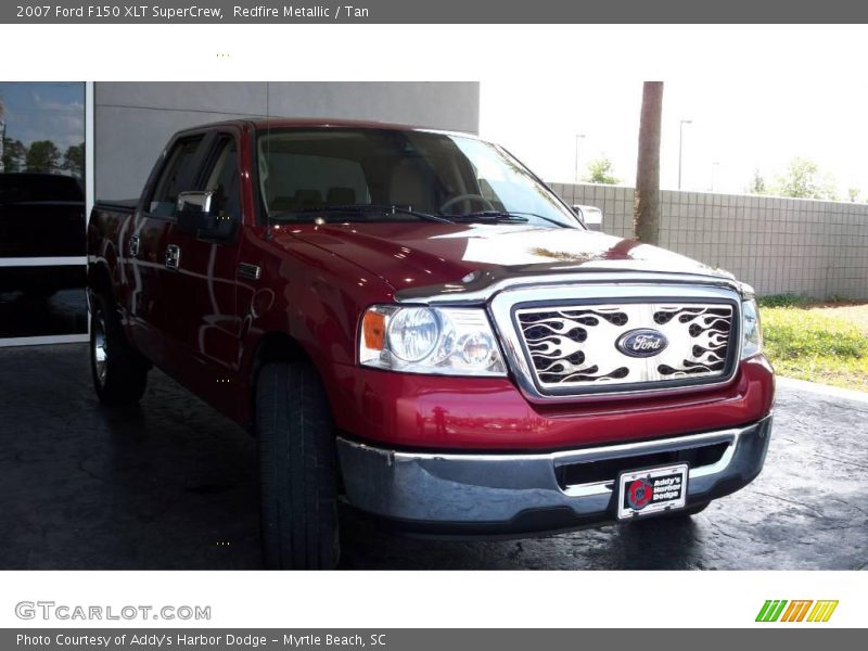 Redfire Metallic / Tan 2007 Ford F150 XLT SuperCrew