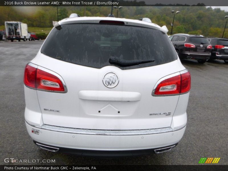 White Frost Tricoat / Ebony/Ebony 2016 Buick Enclave Leather AWD