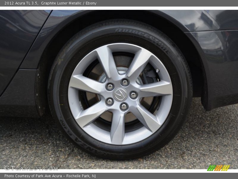 Graphite Luster Metallic / Ebony 2012 Acura TL 3.5