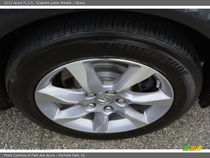 Graphite Luster Metallic / Ebony 2012 Acura TL 3.5