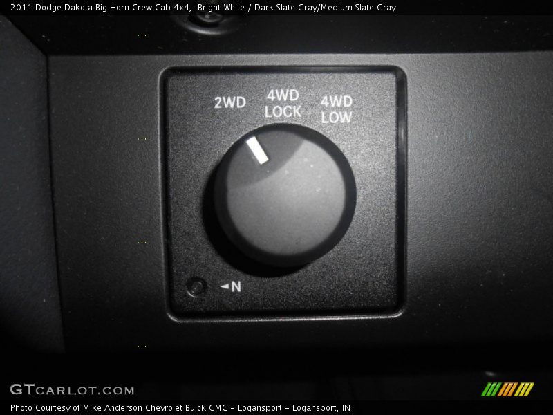 Bright White / Dark Slate Gray/Medium Slate Gray 2011 Dodge Dakota Big Horn Crew Cab 4x4