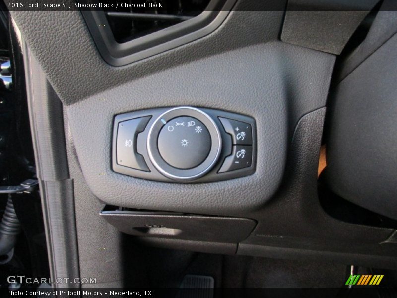 Shadow Black / Charcoal Black 2016 Ford Escape SE