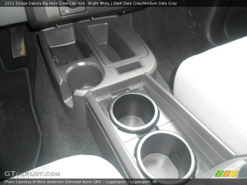 Bright White / Dark Slate Gray/Medium Slate Gray 2011 Dodge Dakota Big Horn Crew Cab 4x4
