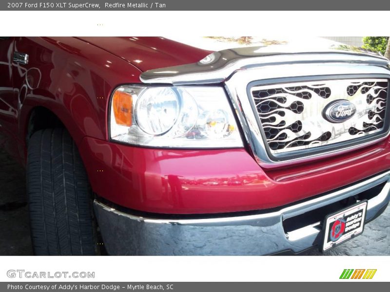 Redfire Metallic / Tan 2007 Ford F150 XLT SuperCrew