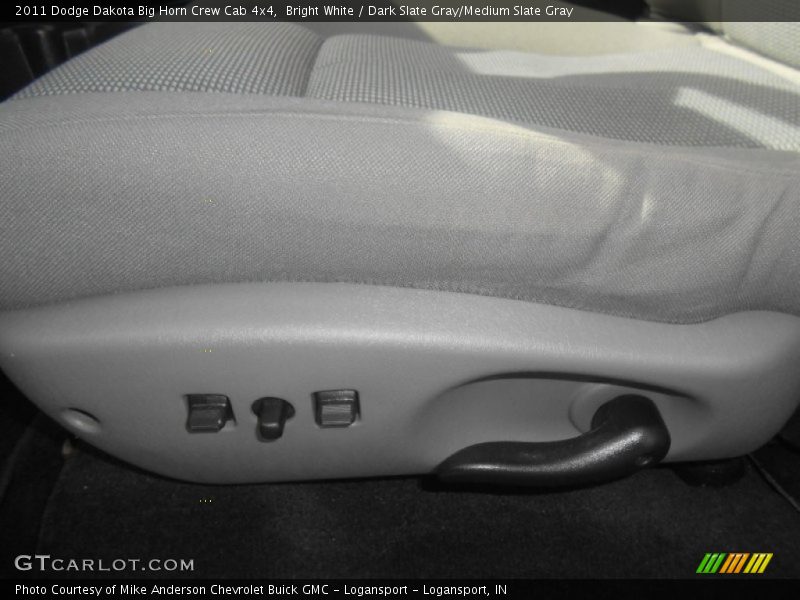 Bright White / Dark Slate Gray/Medium Slate Gray 2011 Dodge Dakota Big Horn Crew Cab 4x4
