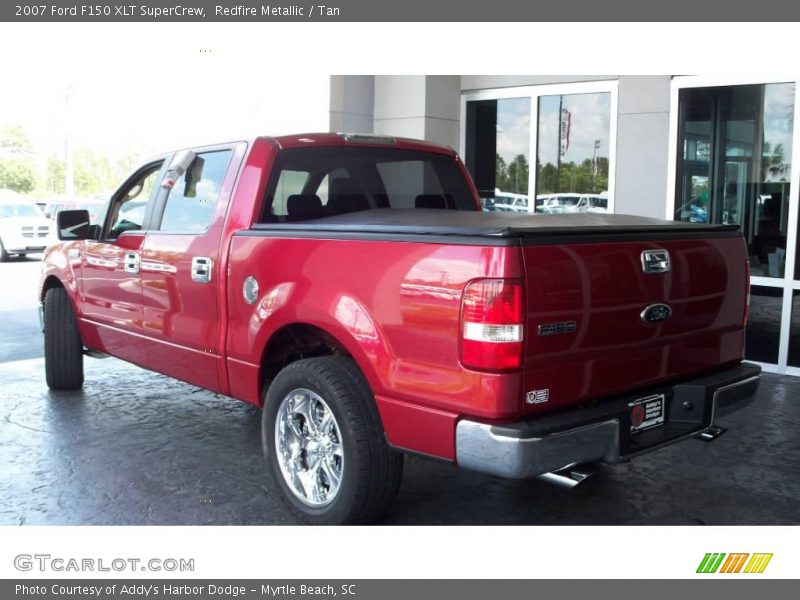Redfire Metallic / Tan 2007 Ford F150 XLT SuperCrew