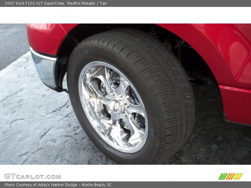 Redfire Metallic / Tan 2007 Ford F150 XLT SuperCrew