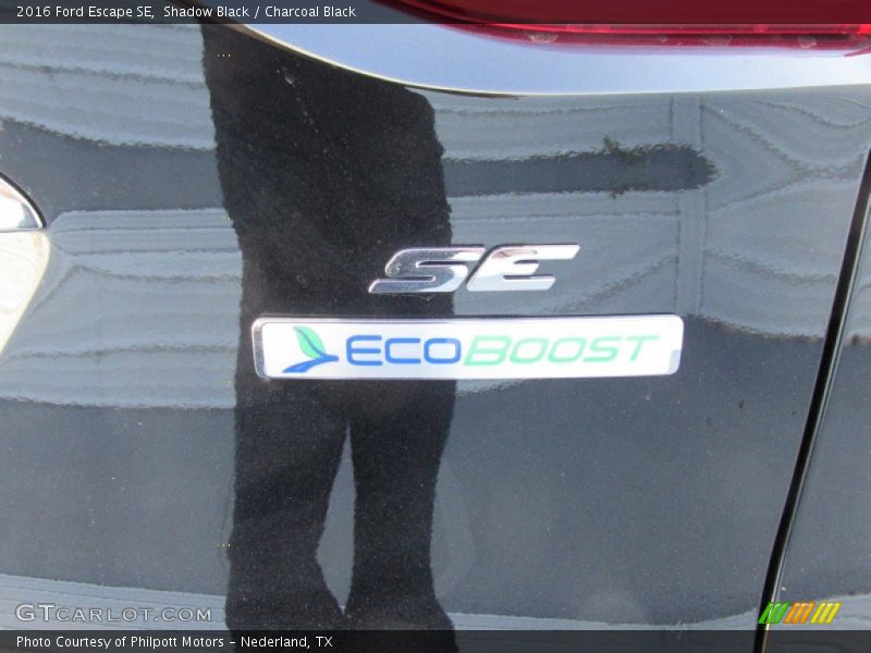 Shadow Black / Charcoal Black 2016 Ford Escape SE