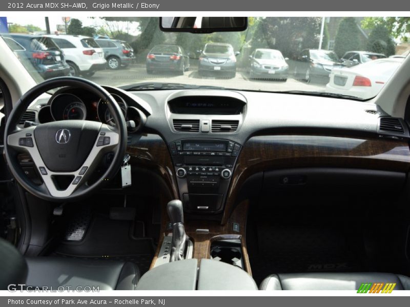 Grigio Metallic / Ebony 2012 Acura MDX SH-AWD