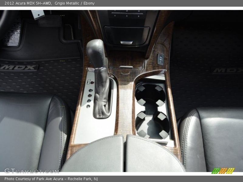 Grigio Metallic / Ebony 2012 Acura MDX SH-AWD