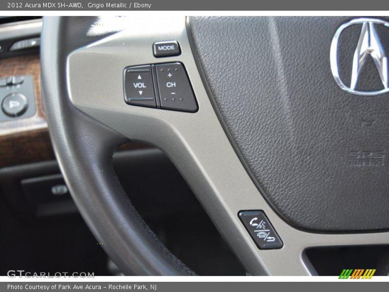 Grigio Metallic / Ebony 2012 Acura MDX SH-AWD