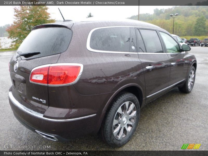 Dark Chocolate Metallic / Choccachino/Cocoa 2016 Buick Enclave Leather AWD