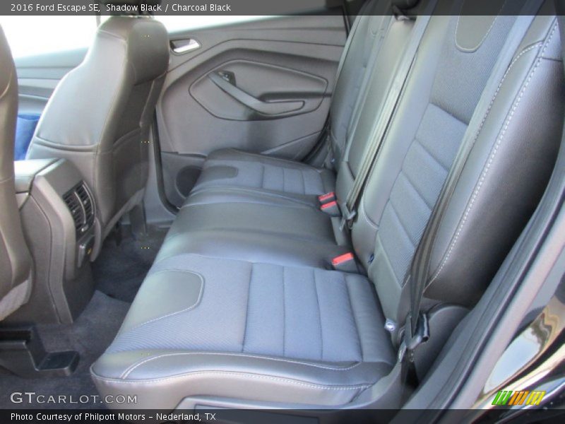 Rear Seat of 2016 Escape SE