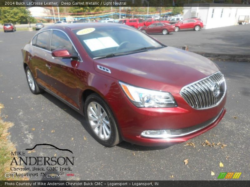 Deep Garnet Metallic / Light Neutral 2014 Buick LaCrosse Leather