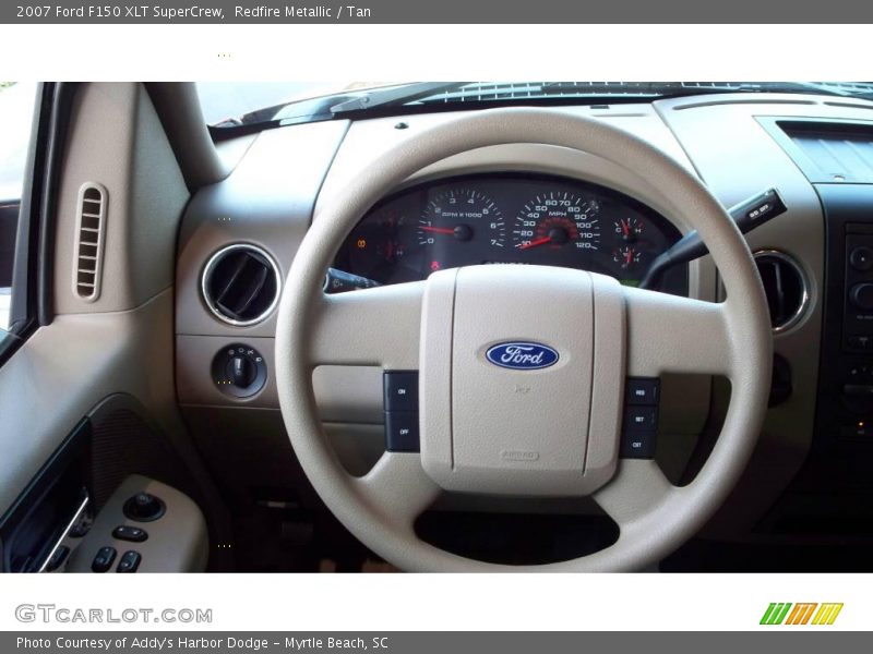 Redfire Metallic / Tan 2007 Ford F150 XLT SuperCrew