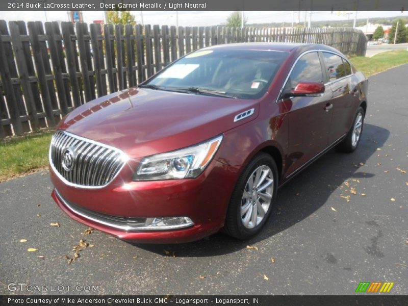 Deep Garnet Metallic / Light Neutral 2014 Buick LaCrosse Leather
