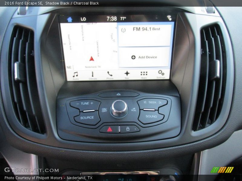 Shadow Black / Charcoal Black 2016 Ford Escape SE