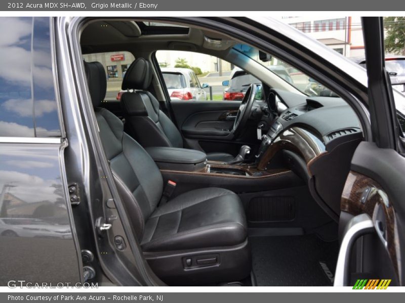 Grigio Metallic / Ebony 2012 Acura MDX SH-AWD